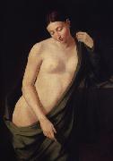 Wojciech Stattler Nude study of a woman. France oil painting artist